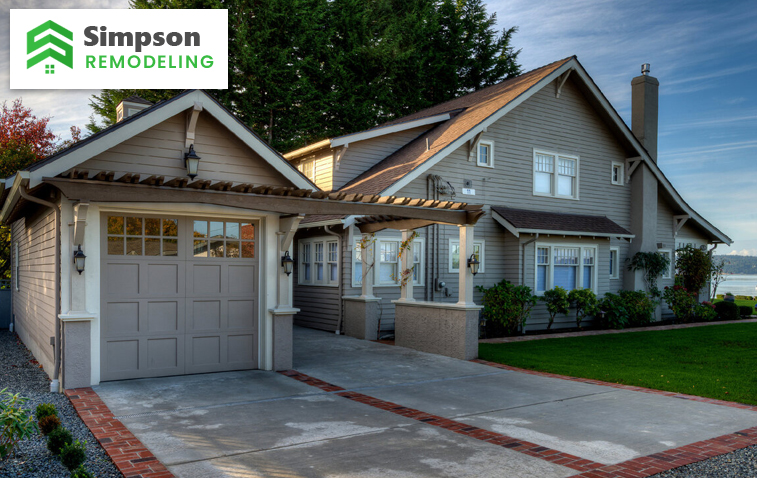 Well-measured garage entrance showcasing space and accessibility